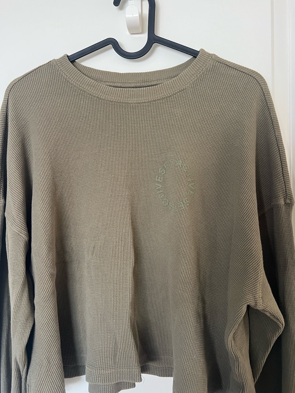 SET Active Green/Taupe Long Sleeve Thermal